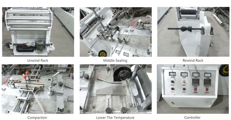 آلة صنع أكياس الختم الأوسط